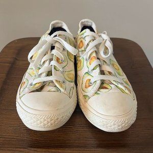 Converse All Star Avocado Sneaker, kids size 1.5 (like new)